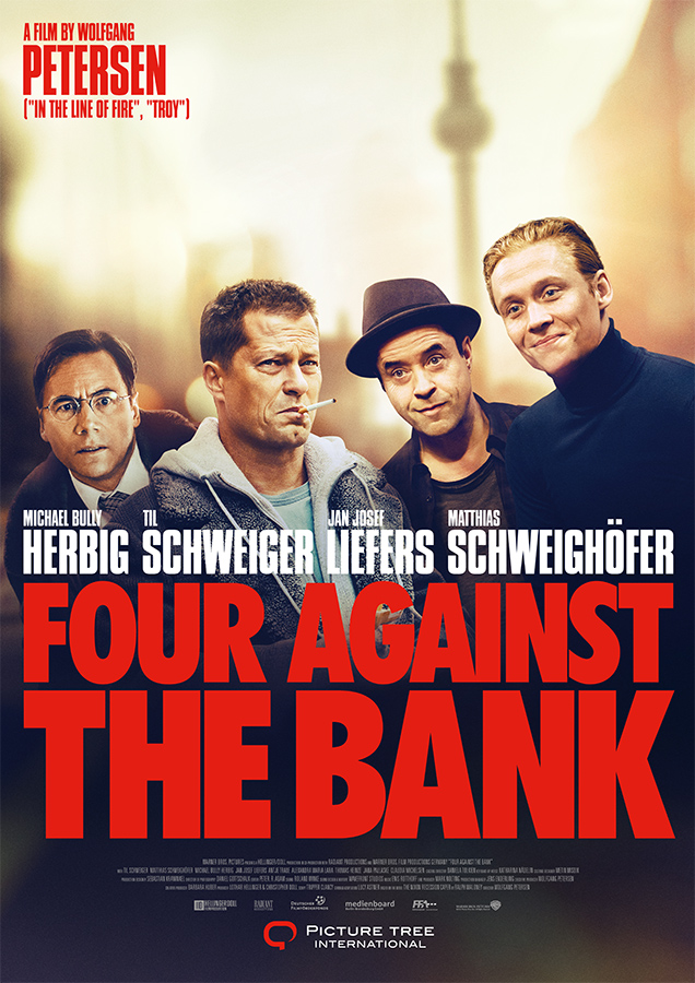 Poster FOUR AGAINST THE BANK<