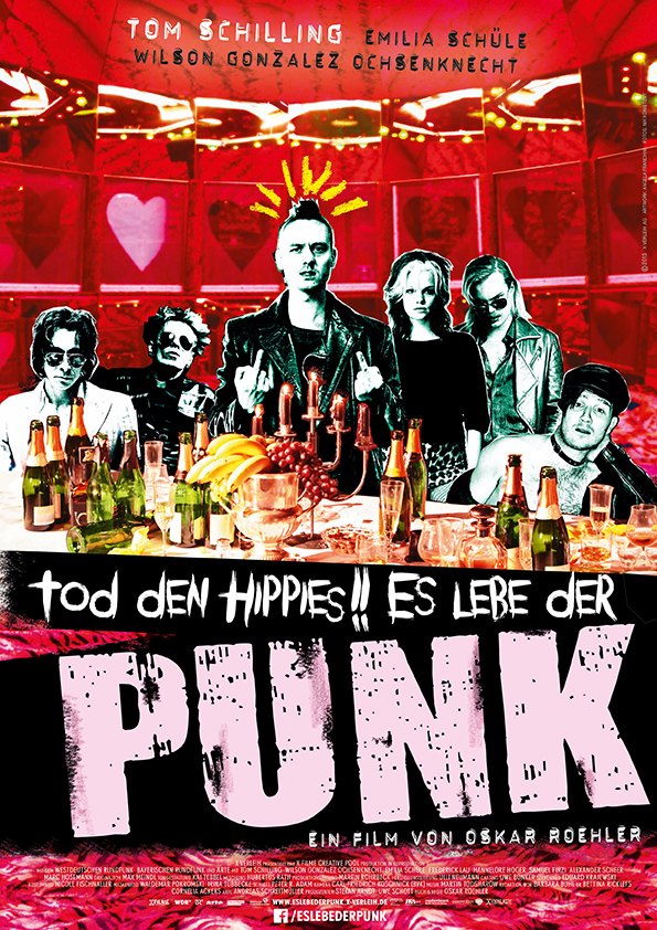 Poster TOD DEN HIPPIES!! ES LEBE DER PUNK