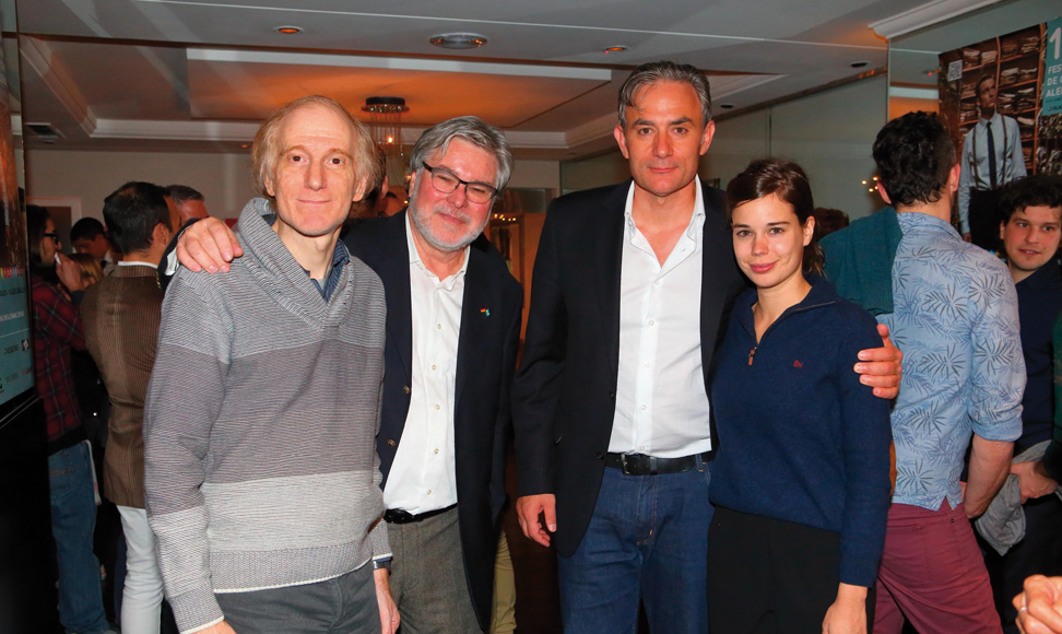 Carlos Zumbo (Zeta Films), Gustav Wilhelmi, Giulio Ricciarelli, Laia Costa 
(photo © Fabian Malavolata))